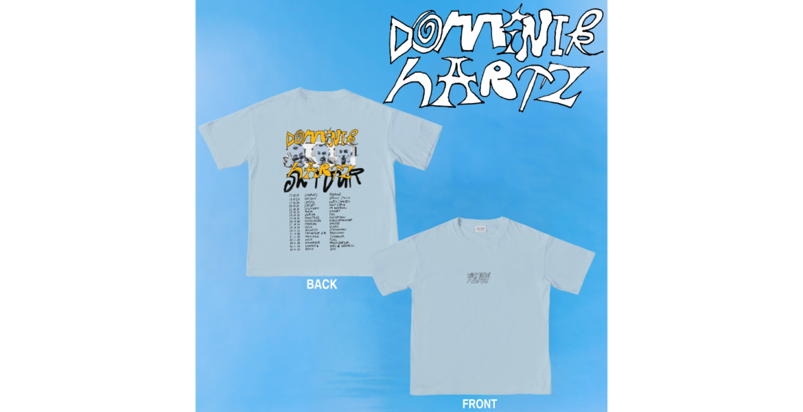  Dominik Hartz, T-Shirt hellblau 